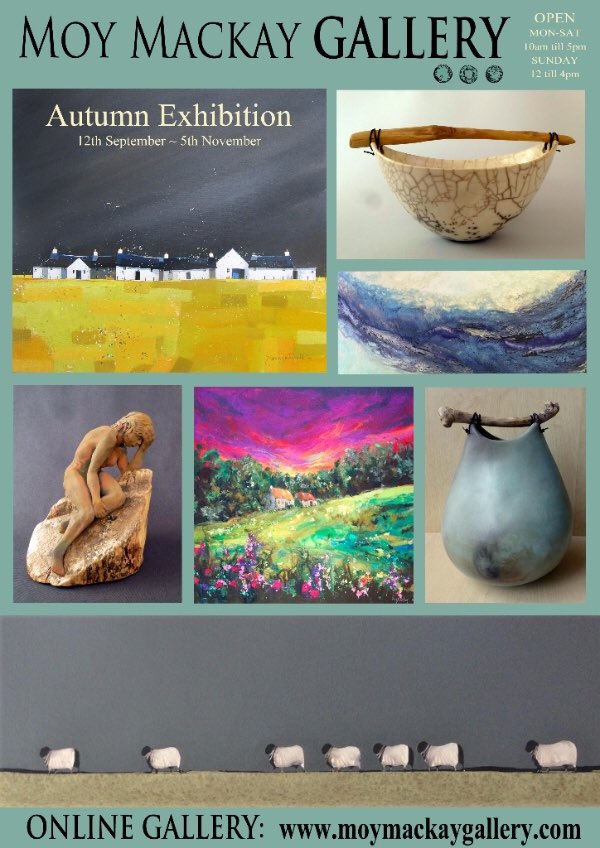 moy_mackay's tweet photo. Worth a visit to Peebles for. #annemorrisonceramics #dionnesievewright #davybrown #ronlawsonoriginals https://t.co/a08hfRFqnY