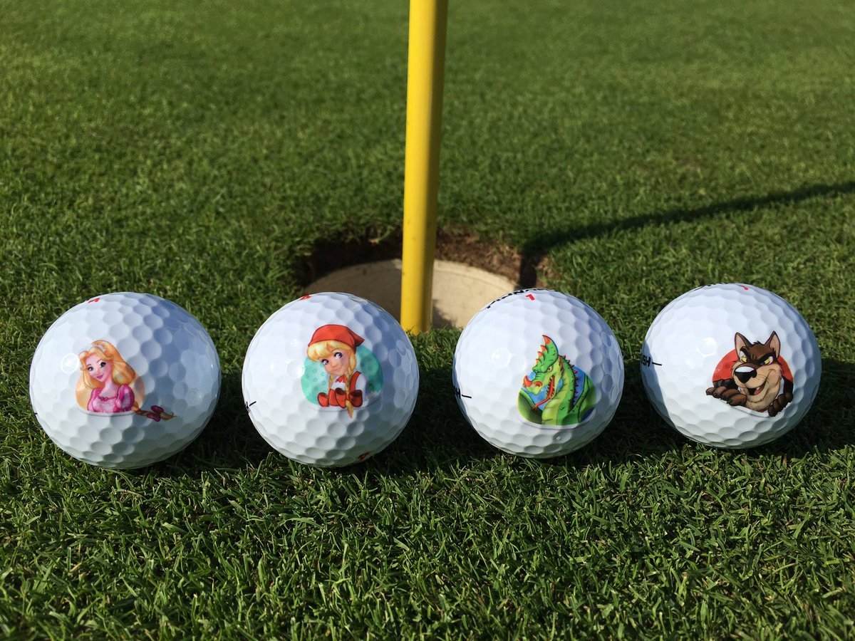 EftelingGolf's tweet photo. Het #Efteling #Golfpark heeft nieuwe golfballetjes te koop. #Assepoester #Wolf #Draak #Roodkapje https://t.co/xtgetWTKTx