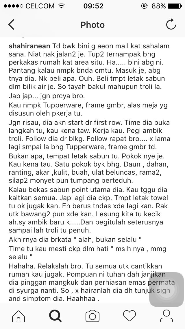 shinesynms's tweet photo. "Perempuan ni Tuhan jadikan pinggan mangkuk emas n perhiasan di syurga, Tak hairanla dia tunjuk simptom dia" https://t.co/WYpoYefrk2