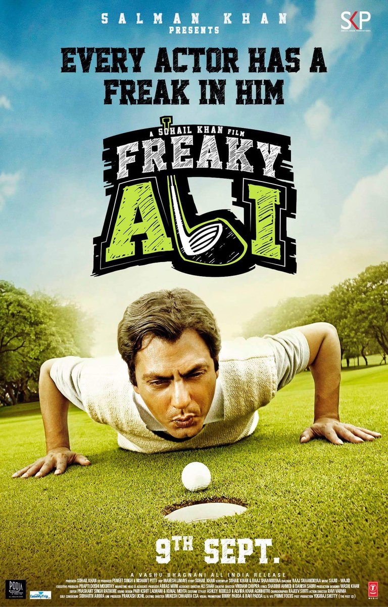 SohailKhan's tweet photo. Watch #FreakyAli and bring out the freak in you.  @Nawazuddin_S book your tickets now https://t.co/Wj6tgCSUXq https://t.co/UfIoTMkQI1