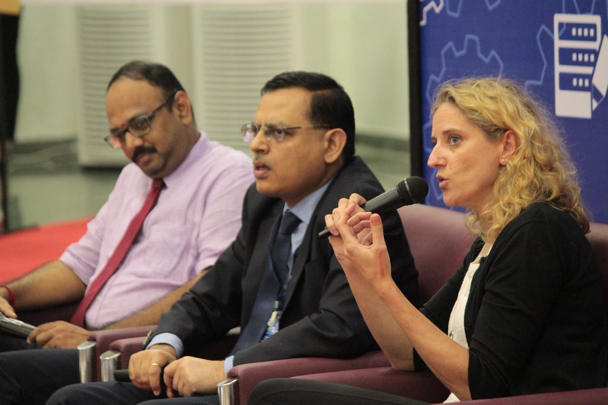 GreatLakes_MBA's tweet photo. Ms. Vlasta Dushil, HR-head, India, SAP expressing her opinion on keeping yourself abreast with trends #GLHCMC2016 https://t.co/7OB2VinoQG