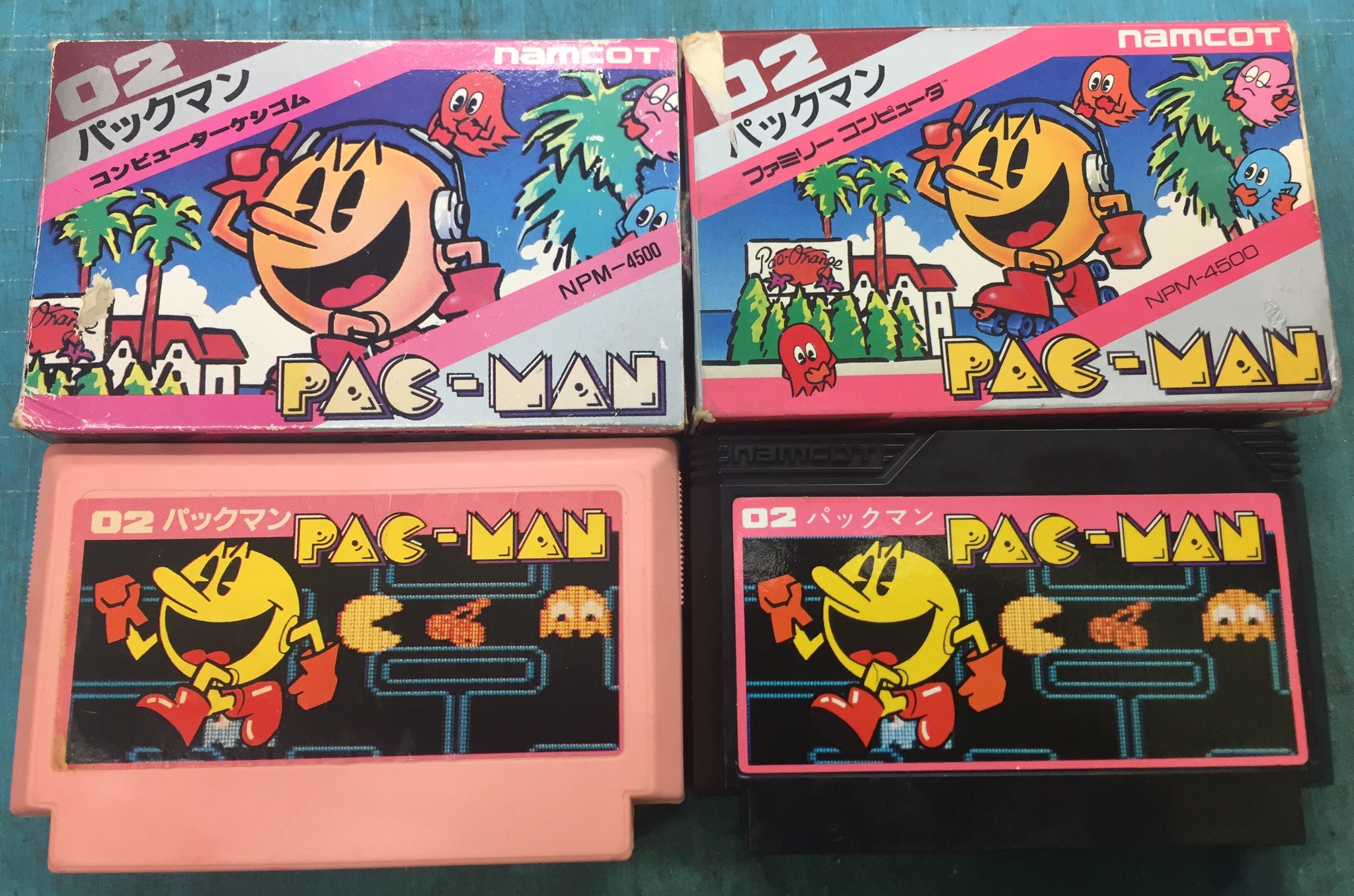 ファミコンカセット パックマン 追っ