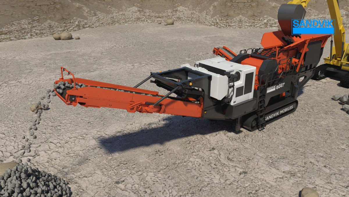 sandvikmobiles's tweet photo. Check out the features of our #Sandvik QJ341+ with pre-screen in this latest animation: https://t.co/AHtpUWCokB https://t.co/To3dqpfxEK