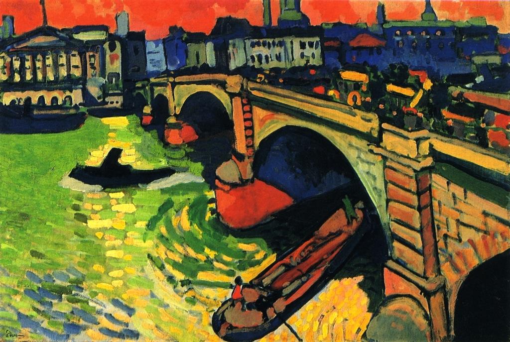 アンドレ・ドラン(André Derain) 「ロンドン橋」1906年 ニューヨーク