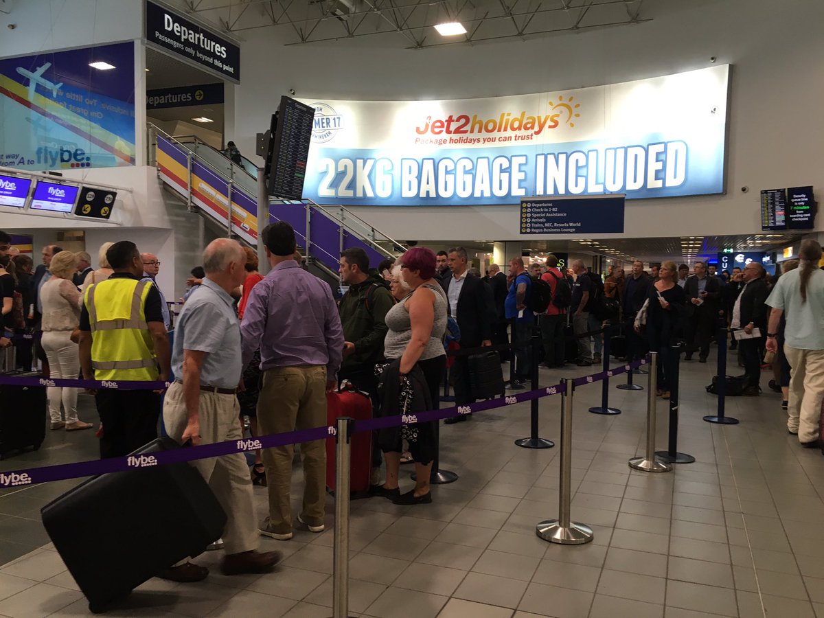 Flights cancelled from Birmingham this morning