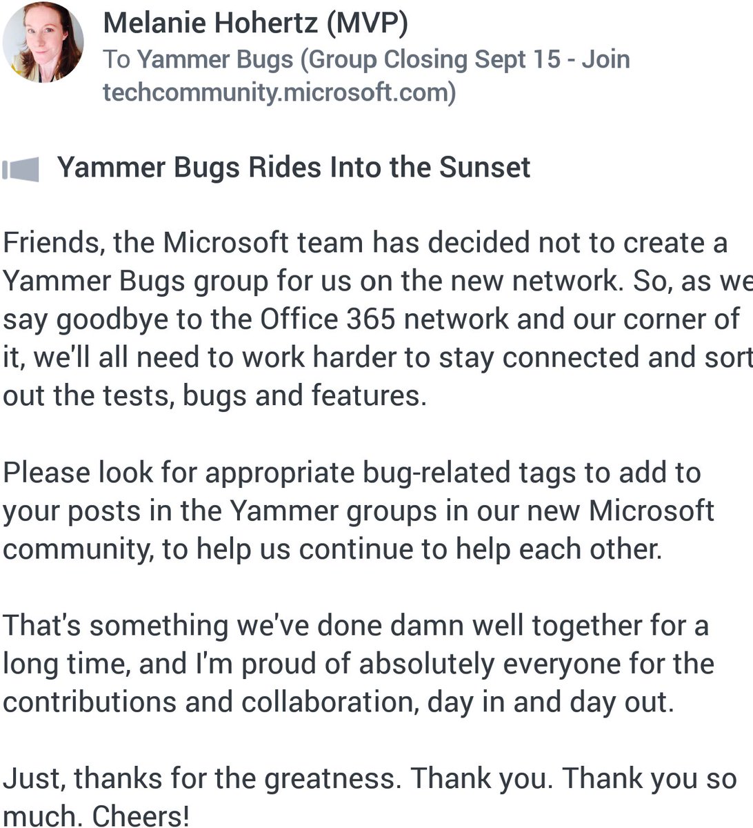 prem_k's tweet photo. Shouldn't Yammer team learn #communitymgmt from their #opensource teams? https://t.co/zl2drZSdy8
#Microsoft ❤ #Linux https://t.co/y6Dx86opO9