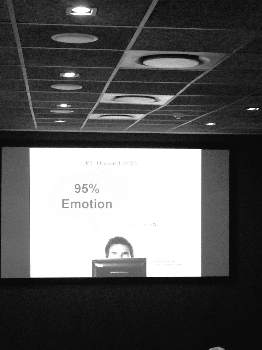 Inter_NetAgency's tweet photo. Decision making = 95% emotion #NGOInnovationConference https://t.co/1Bbk0XYPXy