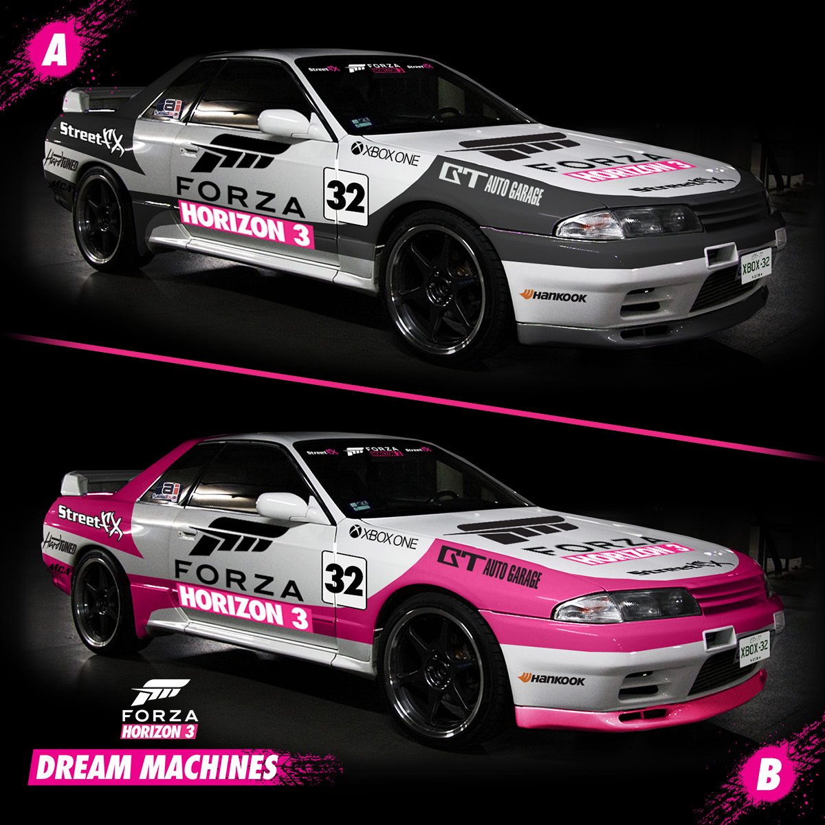 XBOXANZ's tweet photo. Here's the #TeamImport Dream Machine! Help pick a wrap &amp; you could WIN #FH3 [PG] - vote here https://t.co/yipGiV7KXC https://t.co/nQy7xGOgFJ