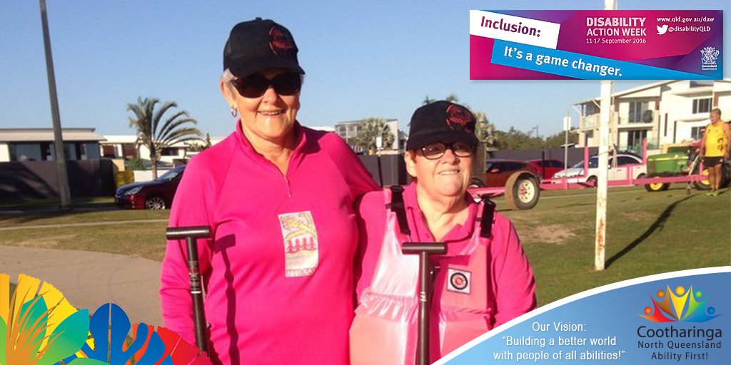 CoothNQ's tweet photo. Disability Action Week 11 – 17 Sep 2016
‘Inclusion: it’s a game changer’
#Cootharinga #DAWQLD @CoraleeORourke https://t.co/iwBo2AcZRo