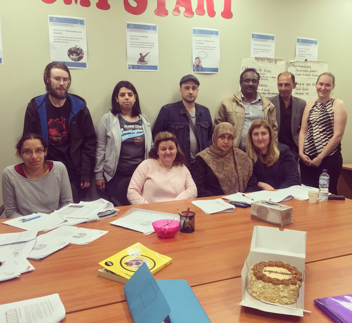 arctrainingnsw's tweet photo. Congrats to this WISE Employment class on finishing their Certificate III in Retail in Auburn. #ARCinyourcommunity https://t.co/VyvMPzxYEz
