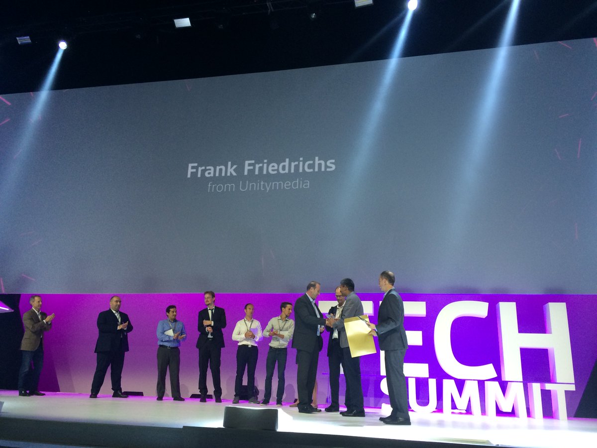 libertyglobal's tweet photo. Bravo to Frank Friedrichs from @Unitymedia - winner of the Spark Innovator of the Year Award at #TechSummit2016 https://t.co/C0uYeSsfdb