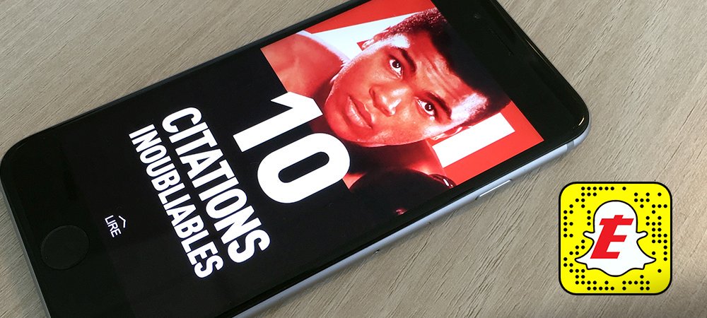 FloChassagn's tweet photo. L'@lequipe sur Snapchat Discover à partir d'aujourd'hui. Et ça commence très fort ! #snapchat https://t.co/5cWGVaTTOQ