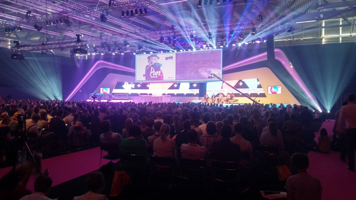daspk22's tweet photo. Innovate storytelling: When data meets content - finally a debate about content in the conference hall! #dmexco https://t.co/v4jmdegYMo