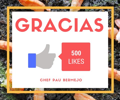 Gracias a todos... facebook.com/ChefPaubermejo…