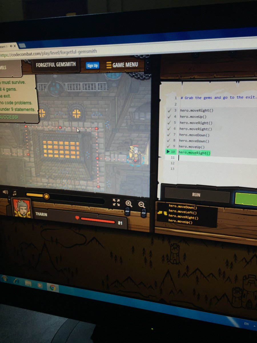 cirzie's tweet image. My 2nd yr @FingalCC coding students have been introduced2 @CodeCombat this morning. @CoderDojo #beginnerscoding