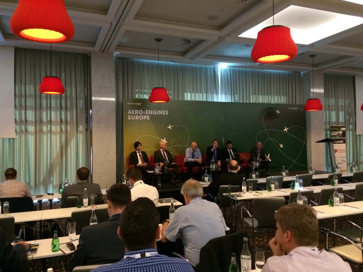 AvWeekIvo's tweet photo. #AEEUR D2 opens w lessor panel @ELFC_com @RollsRoyce @AJW_Group #MTU #Sumisho Aero Engine #Aerfin @AvWeekEvents https://t.co/kApr0f18S5