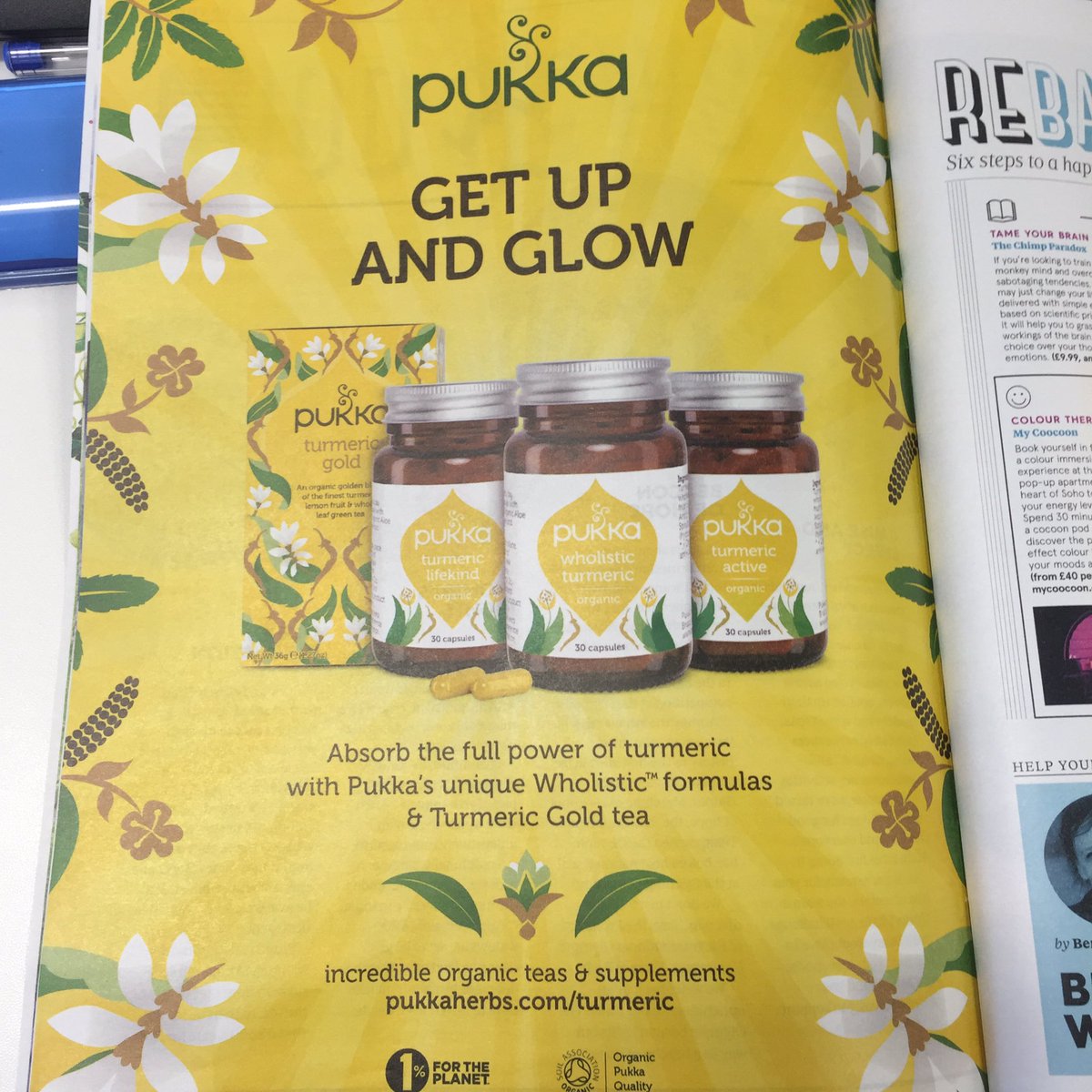 BrixtonButty's tweet photo. The first thing I have ever bought directly after seeing it advertised @Pukkaherbs #tumeric https://t.co/ht3LNP1HAF