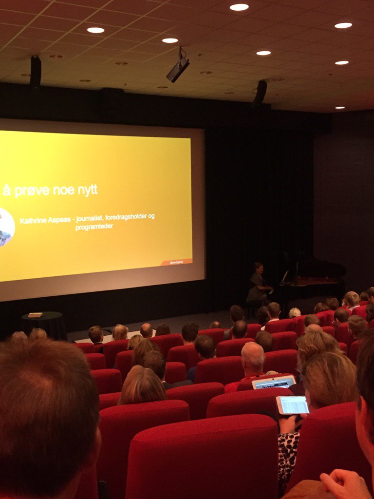 Watching <a href="/KathrineAspaas/">KathrineAspaas</a> having the courage to try and fail (on purpose).