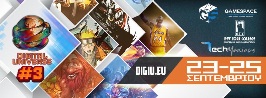 GamespaceEsport's tweet photo. Digital Universe incoming in 7 days
Biggest gaming event in Athens expecting 8.000+ visitors
https://t.co/Ek4TSBWMN7 https://t.co/PhPn295dOs