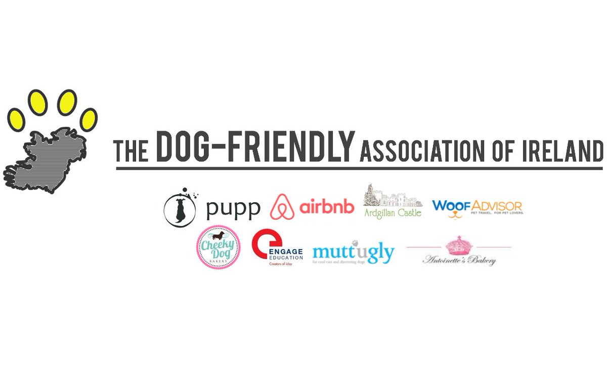 PuppIreland's tweet photo. Today we're delighted to reveal the Dog-Friendly Association of Ireland! https://t.co/kgIQamgj45
#dogfriendly #dfai https://t.co/DPO0ivbn76