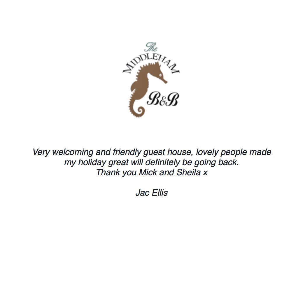 TheMiddleham's tweet photo. A lovely review from earlier this year! #whitby If you would like to stay with us call us on 01947 603423 https://t.co/suxDOKzef8