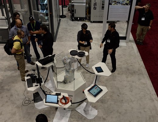 ABBRobotics's tweet image. Some great pictures of the #ABBRobotics stand at #IMTS2016