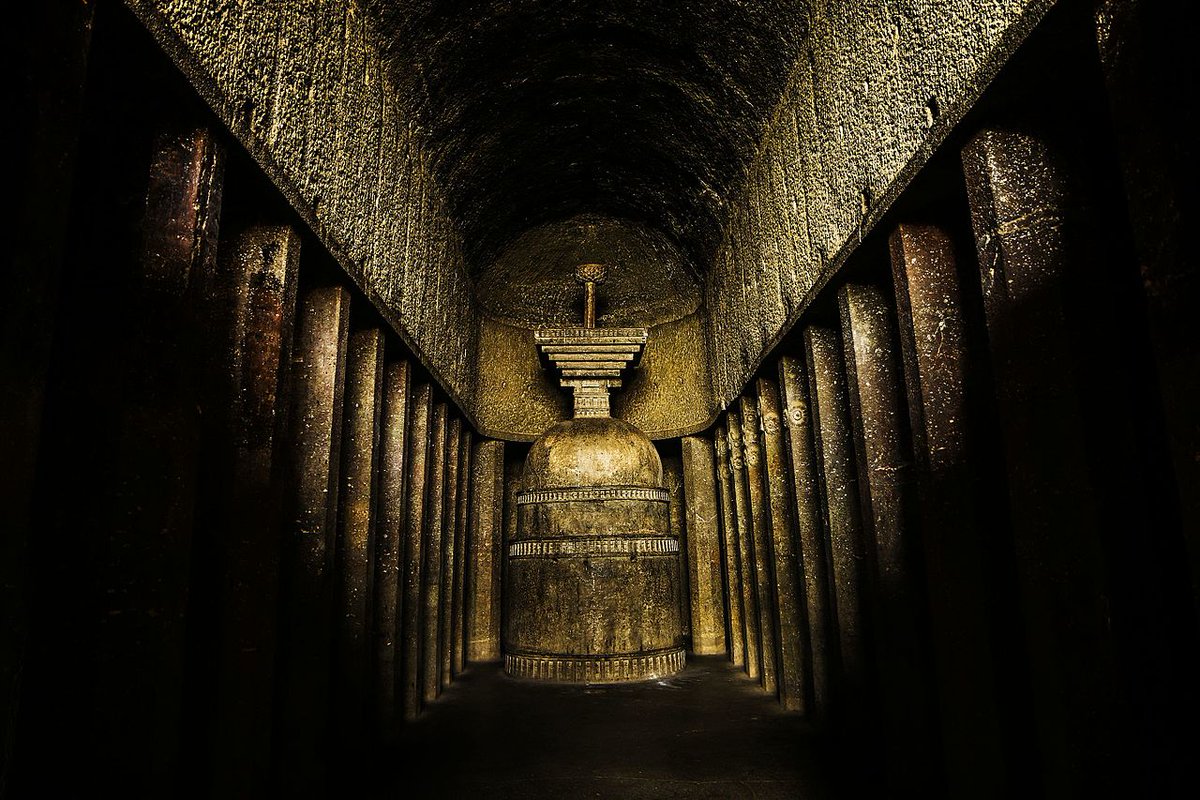 wlmindia's tweet photo. The Chaitya-griha of Bedse caves - by Shubhamn, CC-BY-SA-4.0, To participate, visit wikilovesmonuments.in #WLMIN2016 https://t.co/egMaZWhrjU