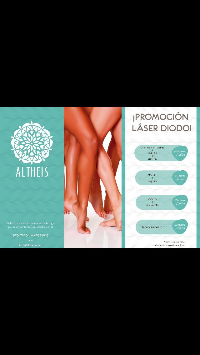 SienteAltheis's tweet photo. ¿Y si comenzamos a preparar el verano 2017? 
#laserDiodo #Sapphire #hairremoval #Soria https://t.co/tNyuLNc5w6