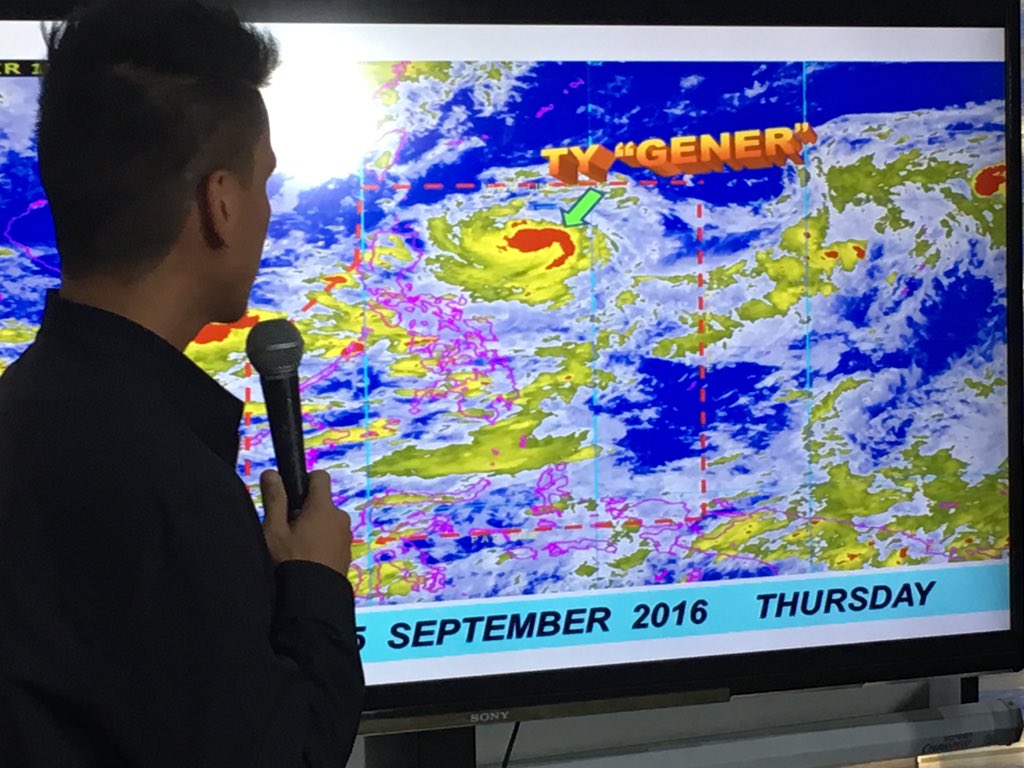 newswatchplusph's tweet photo. PAGASA: #GenerPH slightly gained strength | @makoipopioco https://t.co/b2KMC7HUlF