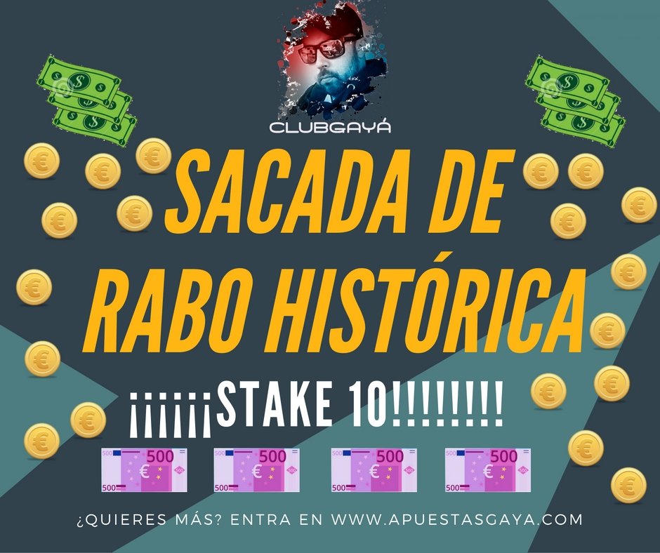 Juangayasalom's tweet photo. 👉 ¿Queréis otro puto STAKE 10 como el de ayer en 👉 https://t.co/8RCmy7Jwfu ?

Fundan el botón de RT y habrá otro 🌏 https://t.co/I6ASVVMBJp
