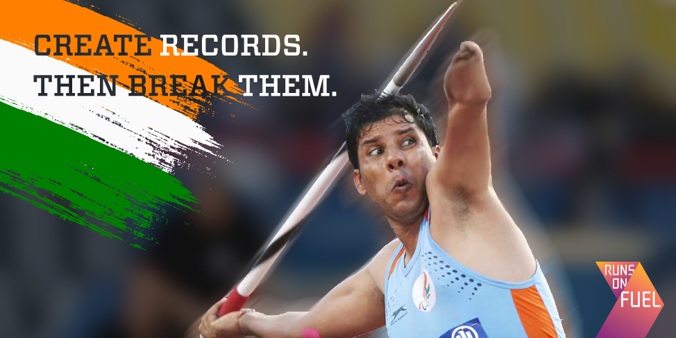 When you know you’re the best, you just have to go outdo yourself. Devendra Jhajharia does it! #Paralympics
