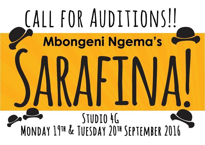 sastatetheatre's tweet photo. AUDITION CALL: Sarafina!
Mon 19 &amp; Tues 20 Sept, Studio 4G, 4th Floor, State Theatre https://t.co/hH18Cd036h