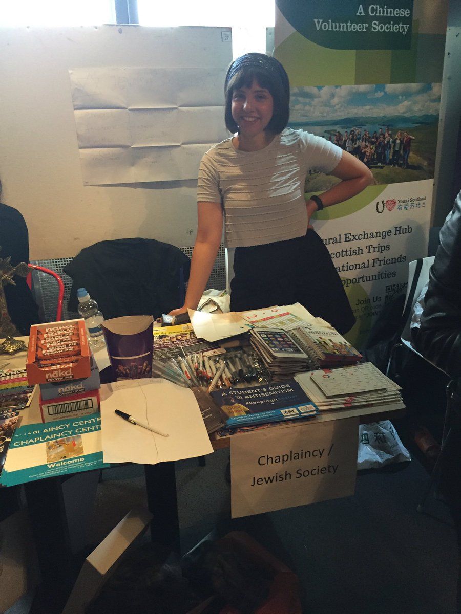 Lots of goodies at the #strathfreshers fair!