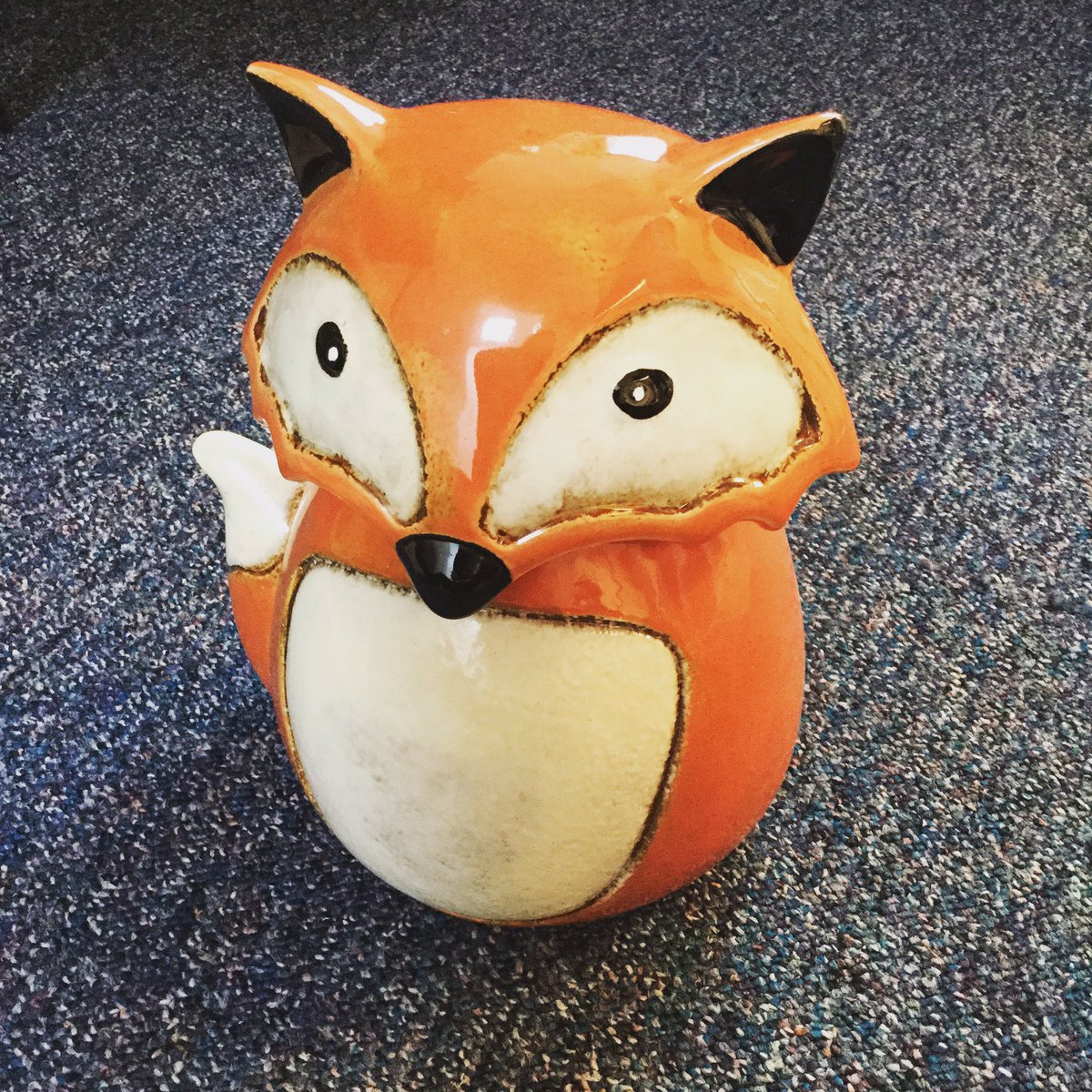 AffinityDevon's tweet photo. How cute is this biscuit barrel from our @Gift_Company store! #Fox #Bideford #Devon https://t.co/uyW205oj6g