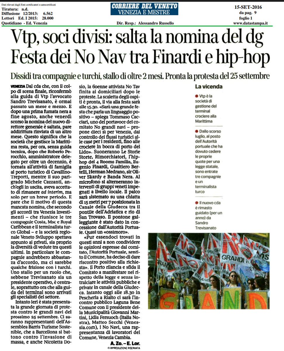 NoGrandiNaviVe's tweet photo. #Venezia -10 al #25S!
Oggi h18:30 a #Rialto ASSEMBLEA CITTADINA con @MarcoBorghi_Ve, @venessiacom e molti altri! https://t.co/zVN7skn7SB