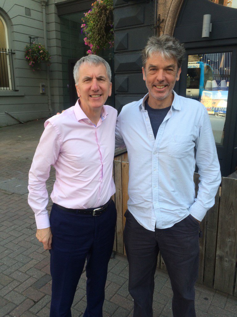 newbelfast's tweet photo. With @ArtistMarcus outside @Harlembelfast love his @vanmorrison hymn to Belfast. #Rebuilding https://t.co/d9XwvpDiem