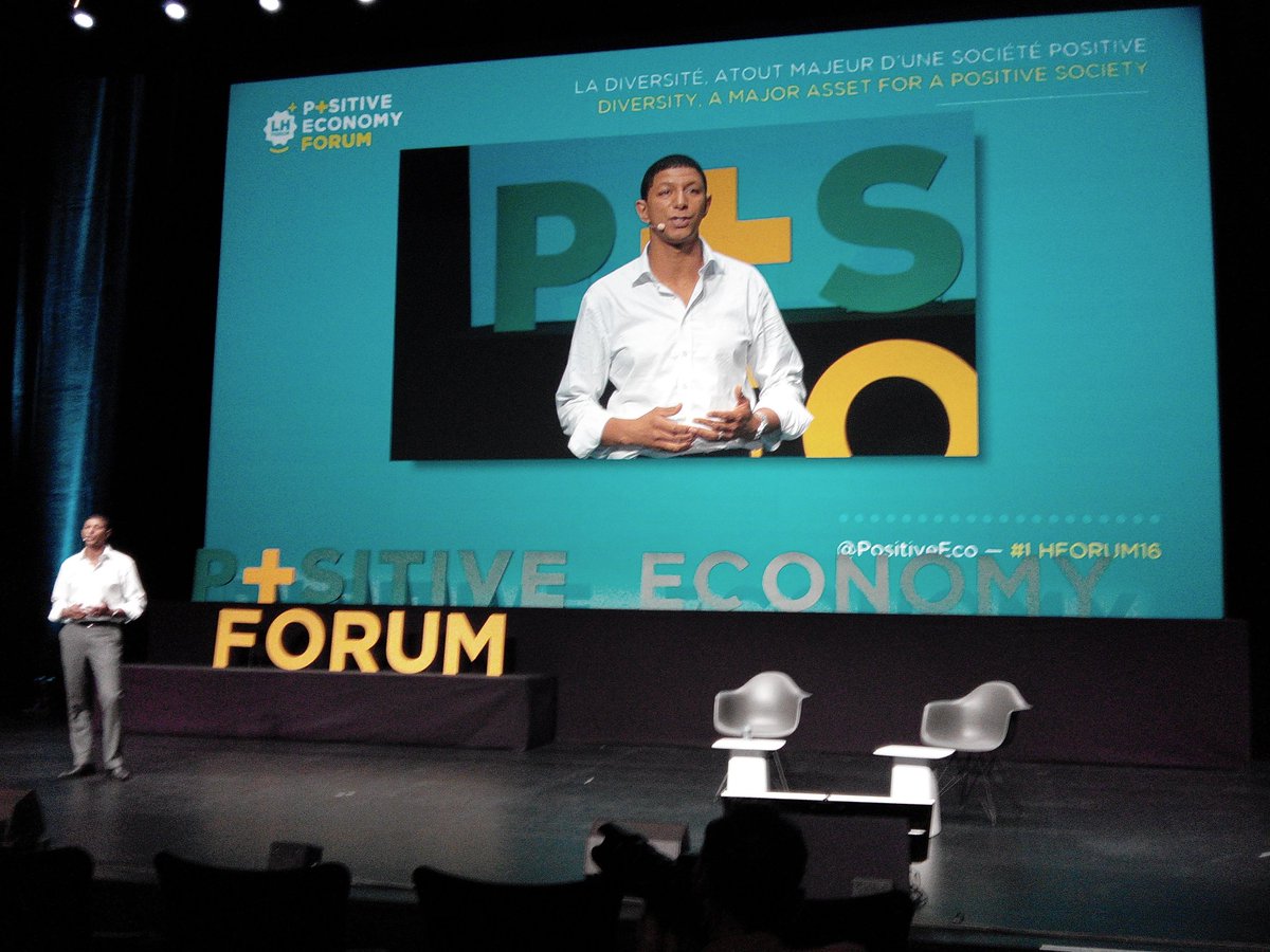 PositiveEco's tweet photo. #SaidHammouche @mozaikrh "Bonne nouvelle pour la croissance : la France est multiculturelle !" #diversite #lhforum16 https://t.co/SLrdhSc8k8