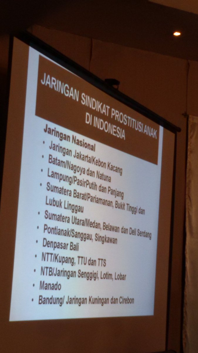 DivHumas_Polri's tweet photo. Jaringan Sindikat Prostitusi Anak Di Indonesia. #PromoterPolri #DialogPolri https://t.co/3ee5fjWAho