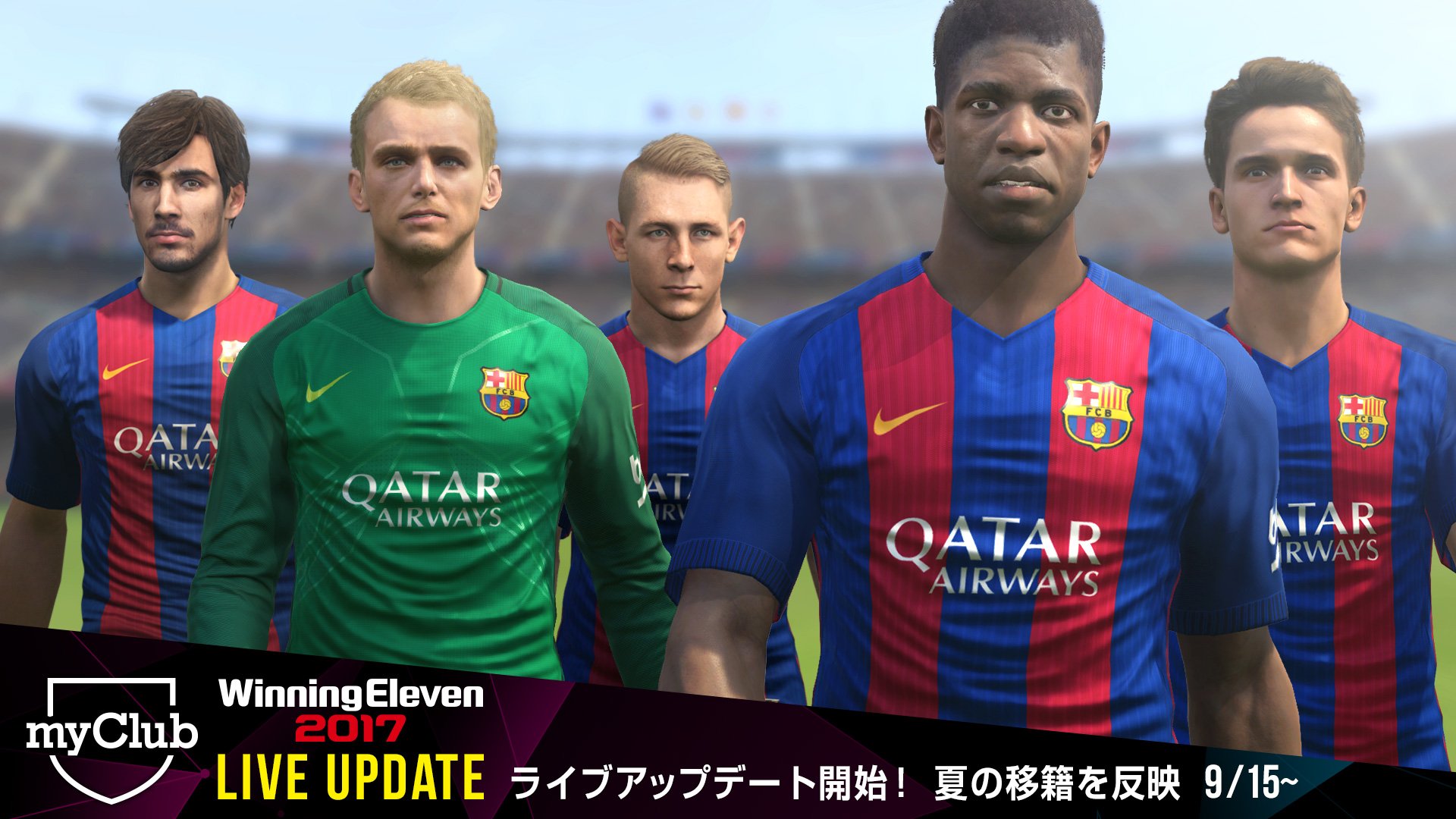 تويتر Efootball 公式 على تويتر ウイイレ17本日発売 好評だったライブアップデートを今作は発売日 から実施 新シーズンを最新メンバーを発売日から配信開始するほか 選手のコンディションや移籍を毎週更新できます T Co Liyku5w0f3 T Co