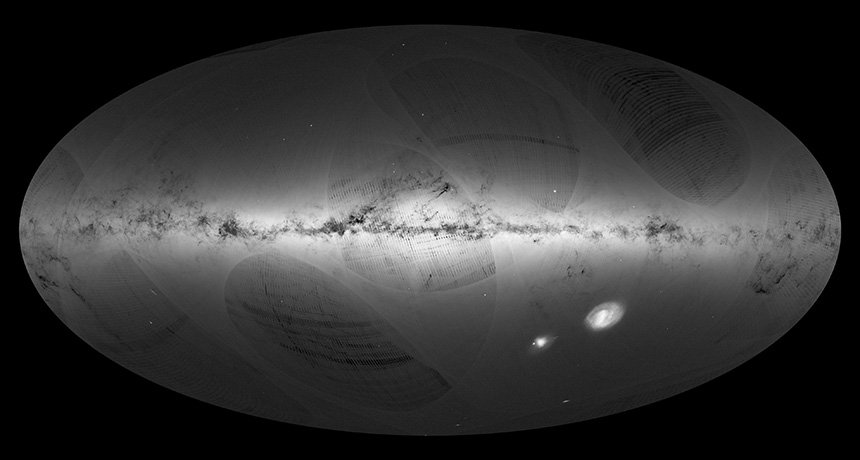 Here’s the most detailed map of the galaxy to date: ow.ly/E4Mb304dl0E #GaiaMission