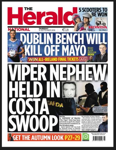 Herald_ie's tweet photo. Don’t forget to pick up your copy of Herald Go and tweet us a pic using #HeraldGo to win a Just Eat voucher. https://t.co/5OeqtIg2tO