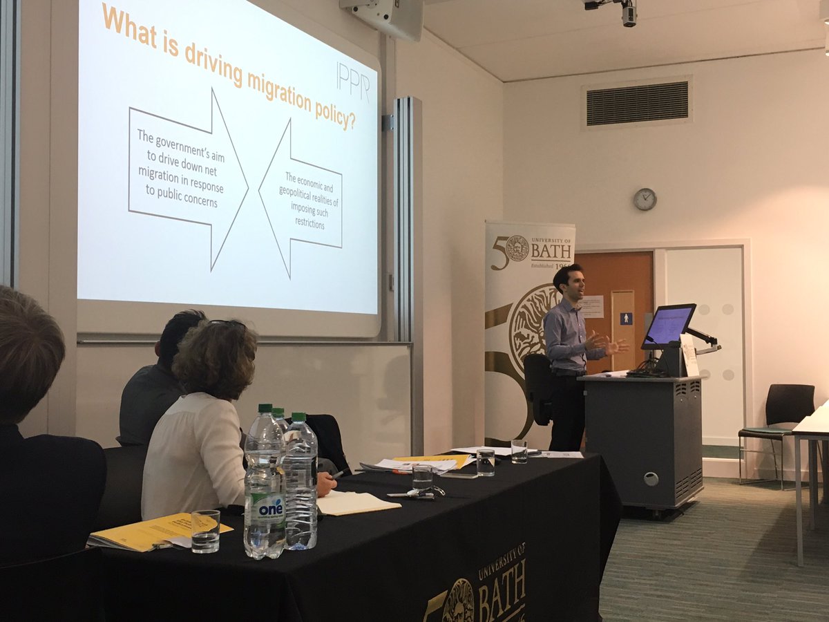 UniofBathIPR's tweet image. .@IPPR's @MarleyAMorris kicks off #migration panel exploring issues that govern policy in this area. #policyfuture