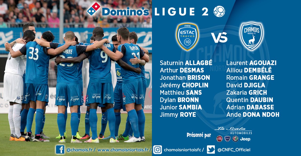 chamois - Domino's L2 - 7ème journée : ESTAC-Chamois Niortais CsYyJcnWEAAirf0