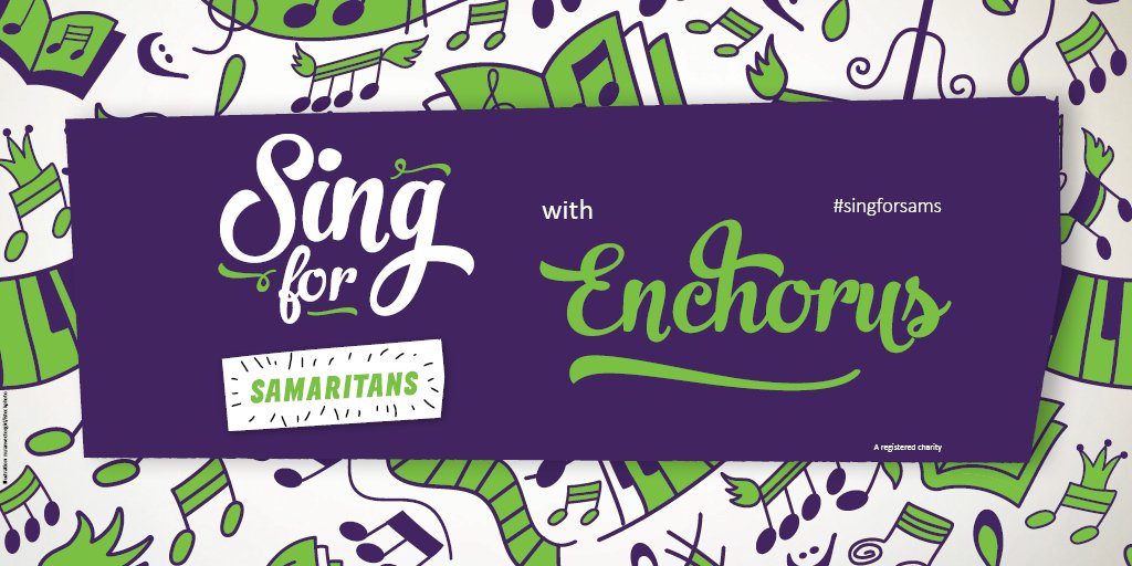 Entertaining commuters on the way home - listen to <a href="/Enchorus/">Enchorus</a> as they #singforsams at Kings Cross 20/09 from 6:30pm