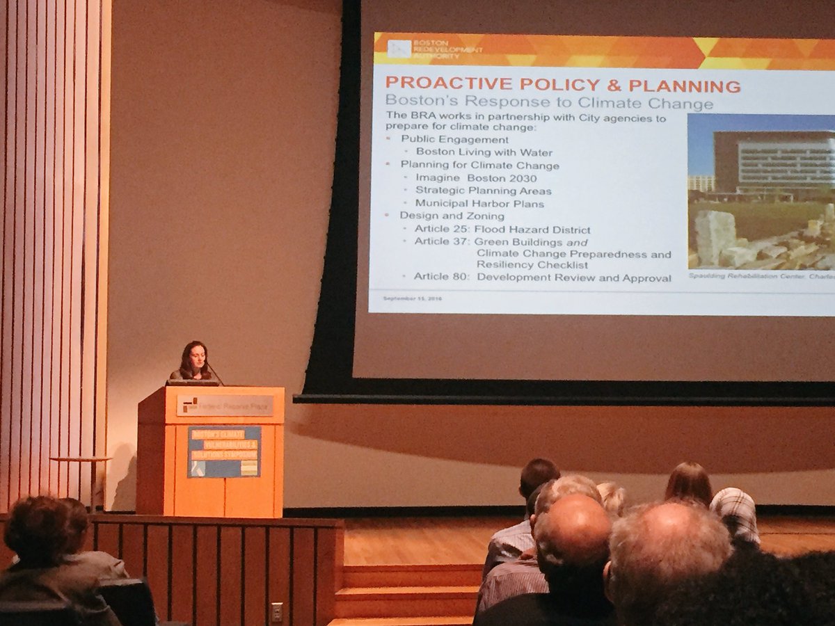 Lmerida23's tweet photo. @BostonRedevelop Planning Dir Sara Myerson: Resiliency + Sustainability + Community = Livability #abcclimate #Boston https://t.co/MPUdD6XXuE