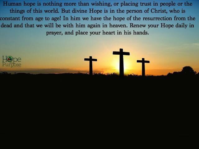 HopePurposeMin's tweet photo. #hopeandpurposeministries #dailyreflection #divinehope #christ #heaven #resurrection https://t.co/T0CGeNrcCU