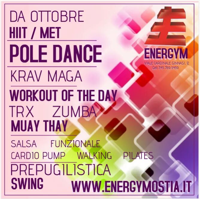 Energym_Ostia's tweet photo. #muaythai #prepugilistica #salsa #pilates #hiit #cardiopump #kravmaga #swing #functional #zumba #poledance #workout https://t.co/nydRioQFdc