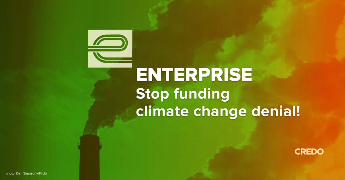 CREDOMobile's tweet photo. PETITION: Tell @Enterprise to leave ALEC https://t.co/X0bML0oLX4 #p2 #DumpAlec https://t.co/V1fod2KNTW