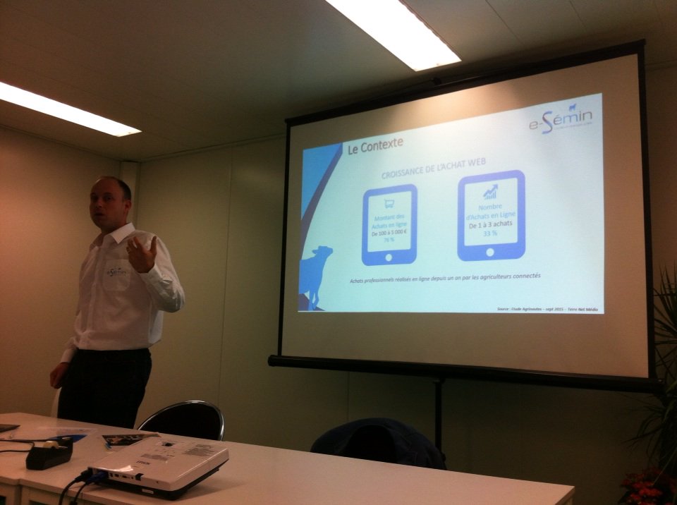 H_Flamant's tweet photo. Lancement d'e-Semin, filiale d' #origenplus, spécialisée dans la vente de doses de semences par internet #Space https://t.co/8y5yT0kNSH