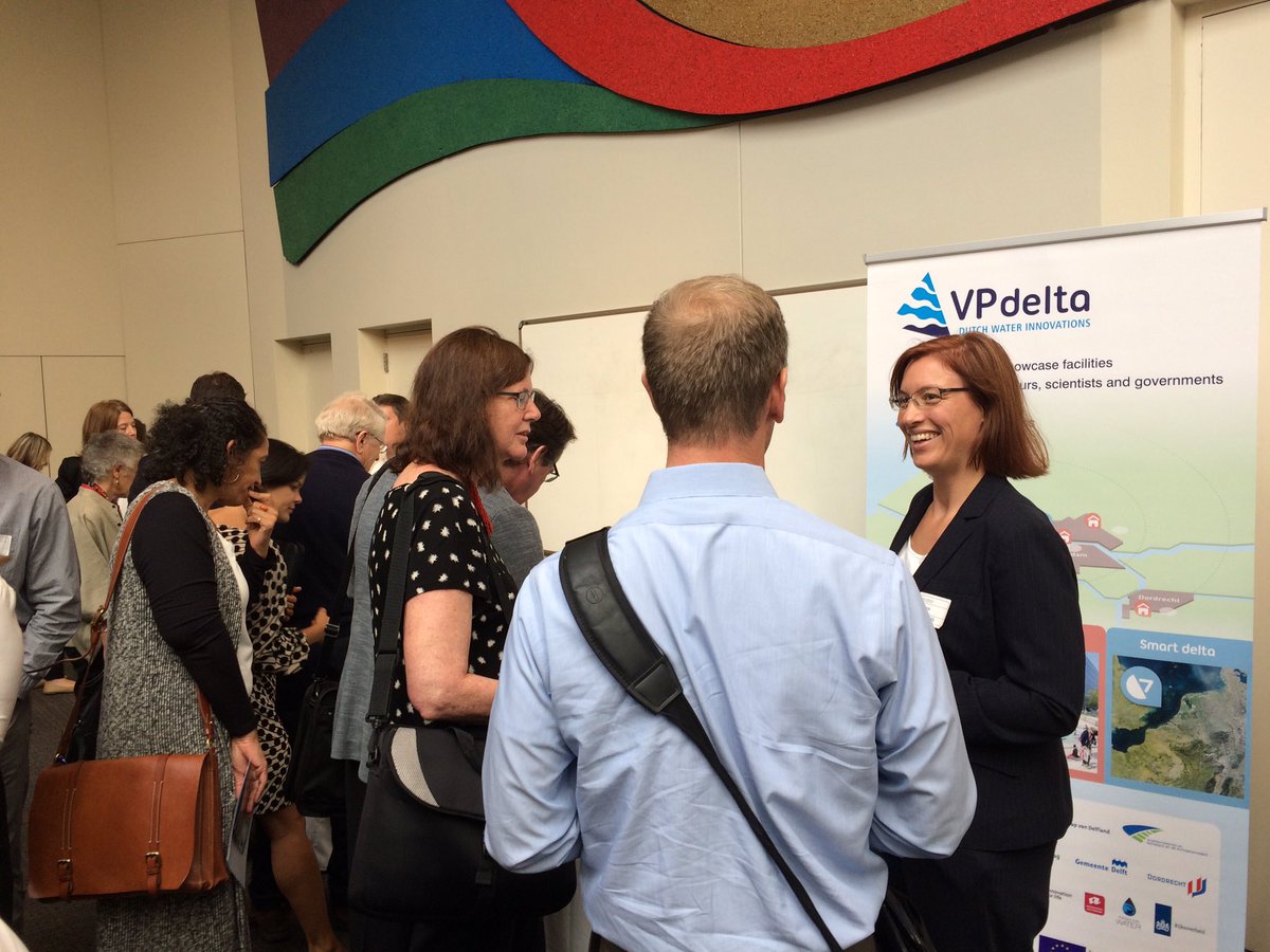 NLinBoston's tweet photo. Busy times for Dutch water innovations at #ABCClimate @ABetterCity @VPdeltaNL @JantienvdMeij https://t.co/7iboxOAGJo